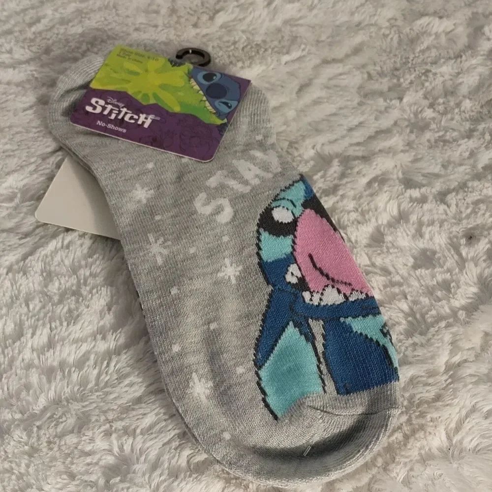 Disney Stitch "Stay Weird" Women's No Shows Socks